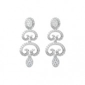 Designer Earrings with Certified Diamonds in 18k Yellow Gold - NCK1190EP